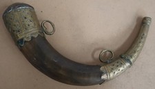 POIRE ou CORNE à POUDRE ORIENTALE XIX ème (2)