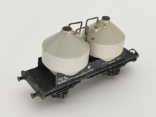 HORNBY ÉCHELLE HO WAGON A DEUX CUVES DE CIMENT  +++