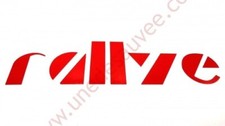 AUTOCOLLANT STICKER - LOGO " RALLYE " AILE ARRIERE PEUGEOT 205 RALLYE 1.3