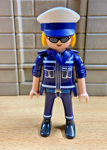 Playmobil personnage policier - personnage,