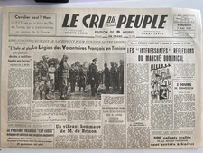 LOE CRI DU PEUPLE 7 MAI 1943