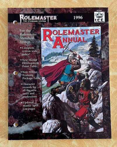 Rolemaster annual 1996 new - rolemaster,