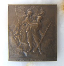 Ancienne rare médaille plaque
