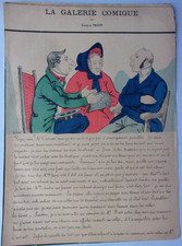 La Galerie Comique de Gustave Frison : " Mr l'Avocat "  fin XIXe