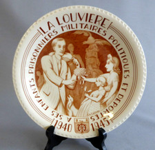 ART DECO Assiette Sign Charles