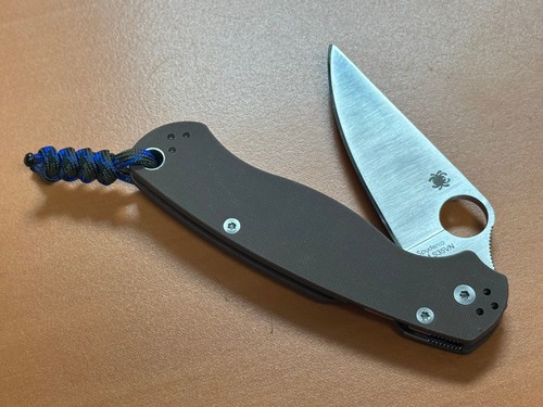 Spyderco paramilitary knife - spyderco,