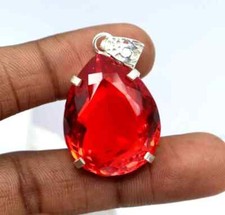 95 CT Naturel Rouge Topaze 925