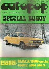 AUTOPOP 10 1972 DOSSIER 20p