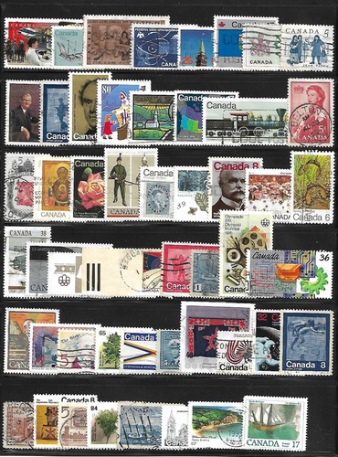 Canada timbres oblitérés - timbres,