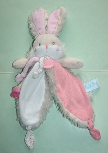 Babynat doudou lapin plat - babynat,