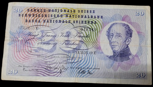 Billet francs suisse - francs,