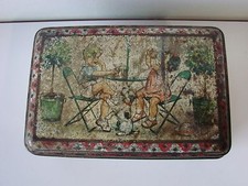 ANCIENNE BOITE TOLE GERMAINE BOURET ALSA NANCY / BISCUIT