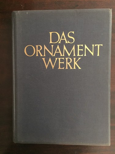 Das ornament werk 1924 - ornament, werk,