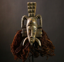 Masque visage tribu sénoufo