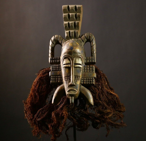Masque visage tribu sénoufo