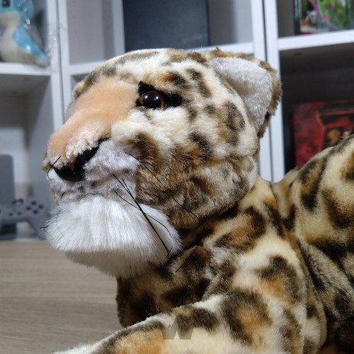 Peluche leopard 35cm environ - peluche,