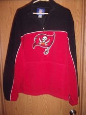 NFL Bucs pullover ft zipper L