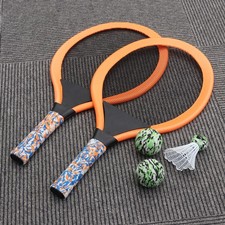  1 paire de raquettes de tennis pour enfants Enfants palissants Badminton Oval