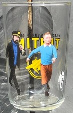 Verre  A Moutarde Tintin, Le Capitaine Haddock Et Milou Amora 2011, Hergé