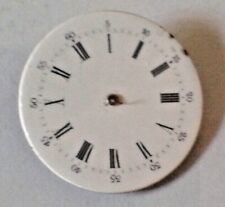 Cadran émaillé pour montre à gousset diamètre 34.0 mm   N° 58