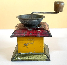 Jouet ancien - Moulin à café poupée Penny Toy en fer blanc laqué - Emile CAMELIN