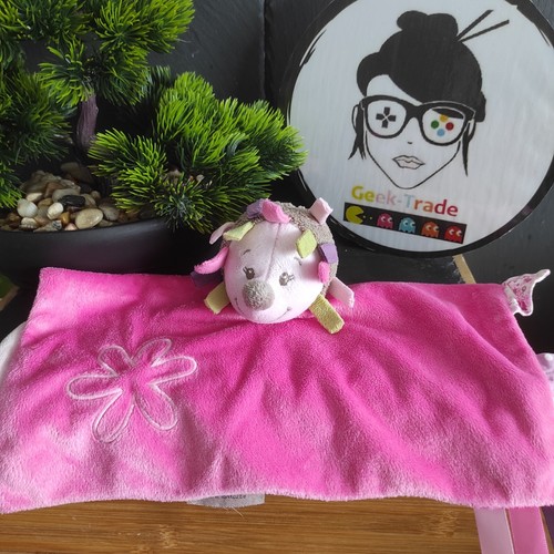 Doudou nattou herisson rose - nattou,