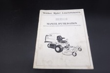 Walker Tondeuse Frontale Manuel d'Utilisation Entretien MS36-42 MC36-54