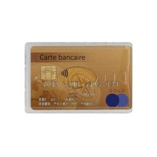 ® Etui Rigide blindé 1 Carte bancaire Anti-piratage Anti-RFID- Fabrication fr...
