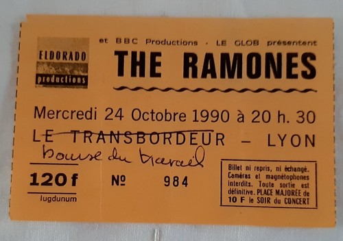 Ticket billet used stub place - ticket,