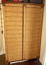 Vintage Herringbone Rattan
