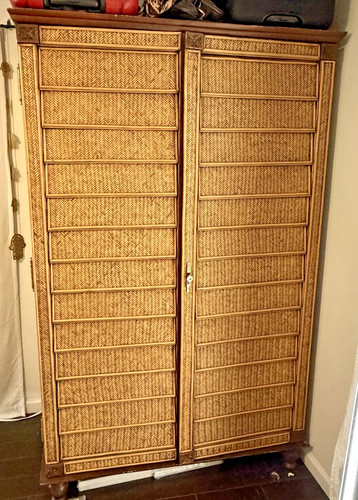 Vintage herringbone rattan - herringbone,