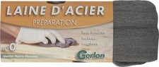 Laine d' acier N° 0 boite 200 gr péparation bois métaux marbre GERLON
