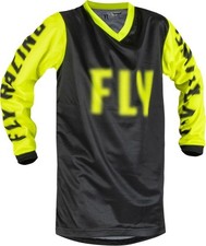 Maillot enfant FLY RACING F-16 - noir/jaune fluo