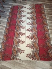 Grand Coupon Tissu D'éditeur Coton Style Indienne XVIIIe 200 x 130 cm 