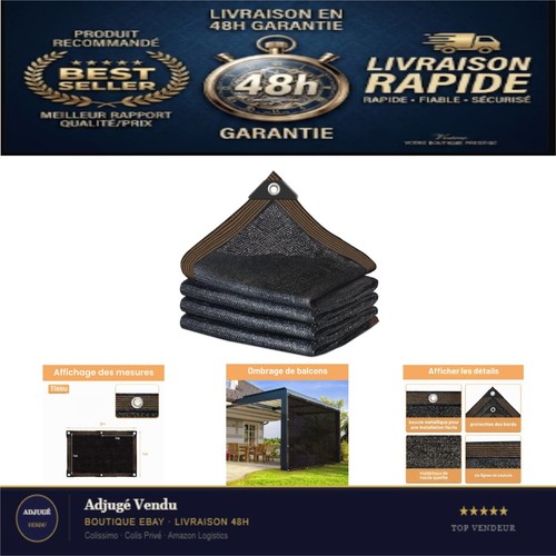 Filet ombrage noir - filet,