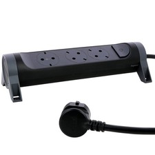  Multiprise rotative 3 prises montage mural ou sur table interrupteur marche/...