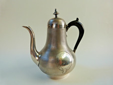 cafetière égoiste orientaliste argent massif minerve orfèvre Hugo David Allan 