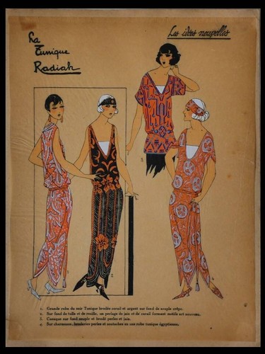 Mode art deco - mode, radiah