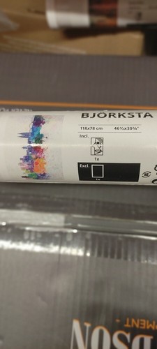 Ikea bjorksta toile 118x78 - ikea, cm