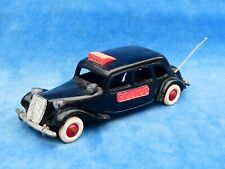 SYMPA Pretty RARE TOP ! NOREV 1:43 CITROEN TRACTION POLICE - CHASSIS METAL