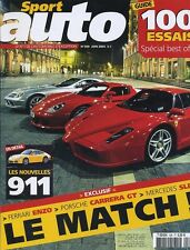 SPORT AUTO n°509 06/2004 FERRARI ENZO PORSCHE CARRERA GT MERCEDES SLR