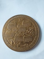 Medaille En Bronze Calendrier