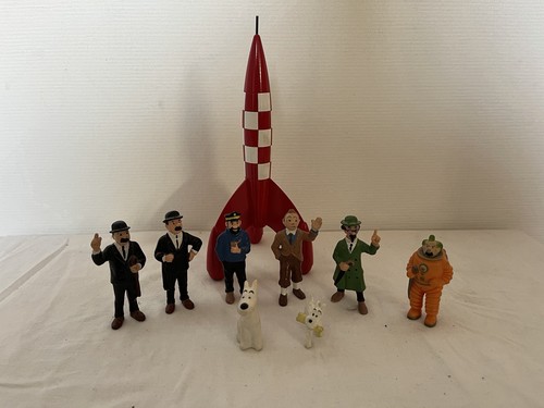 Ensemble figurine tintin - figurine,