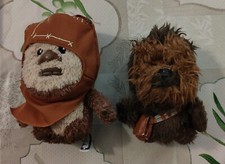 Peluches Ewok Et Chewbacca