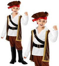 Pirate Garçons Déguisement Enfants Livre Jour Costume de Caraïbes