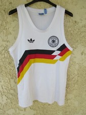 Maillot débardeur ALLEMAGNE DFB trikot DEUTSCHLAND shirt Adidas WORLD CUP 1990 S
