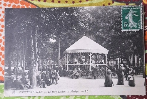 Cpa contrexeville kiosque à - -,
