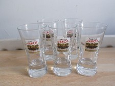 5 verres vintage PASTIS JANOT