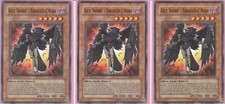Yu-Gi-Oh! 3x Aile Noire - Sirocco l'Aube CRMS-FR010 GLD3-FR023 TU07-FR018 Edison