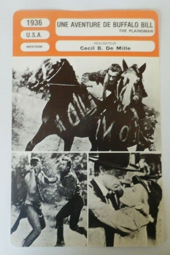 Carte fiche cinema 1936 une - carte,